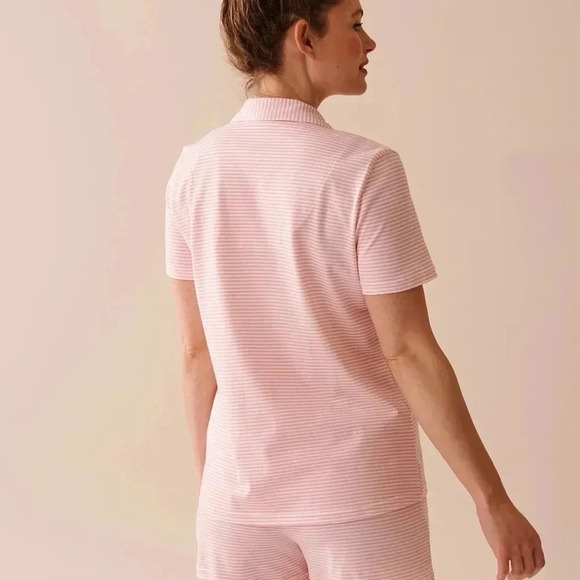 La Vie en Rose Pink Striped Pajama Set - Sizes XS - Picture 5 of 9